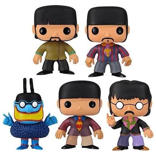 Funko The Beatles JOHN LENNON 27# PAUL McCARTNEY 28# Figure Collection Limited Edition Model Toys for Children Birthday Gift