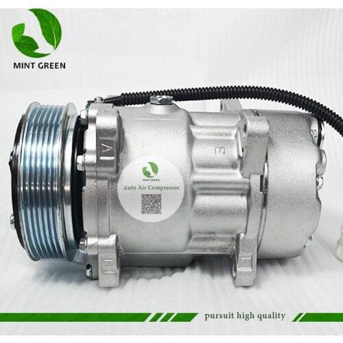 SANDEN 7V16 AC Compressor for PEUGEOT 306 406 for CITROEN XANTIA 6453FE 6453GA 6453L5 9613260680 9640486480 1106 1227 SD7V16