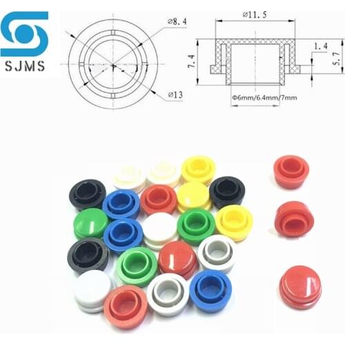 Micro Switch Button Cover A105 Momentary Switch Button Cover Size 13*7.4mm for 12*12MM cylindrical tact switch 50pcs