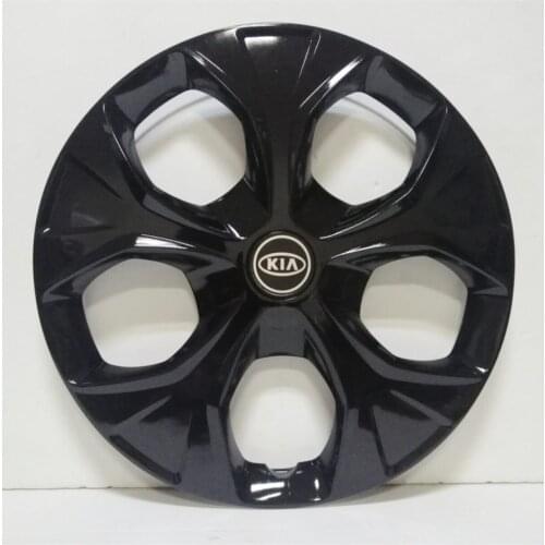 Kia Wheel Cover 14 inch slate Piano Black 4 Piece Kit Bundle Emblem 5 göz14