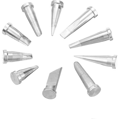 10pcs Durable Soldering Tip Set For Weller WSD81 WD1000 WSP80 WP80 LT Soldering Station
