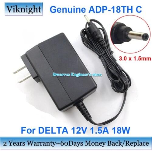 Genuine ADP-18TH 12V 1.5A 18W AC Adapter Charger For DELTA Laptop Power Adapters Swithing Router