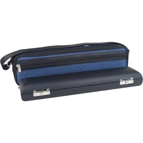 Durable 16 Holes Flute Case Hard Shell Bag With Add Cotton Satchel For 16 Hole 17 Hole Flute Accessories