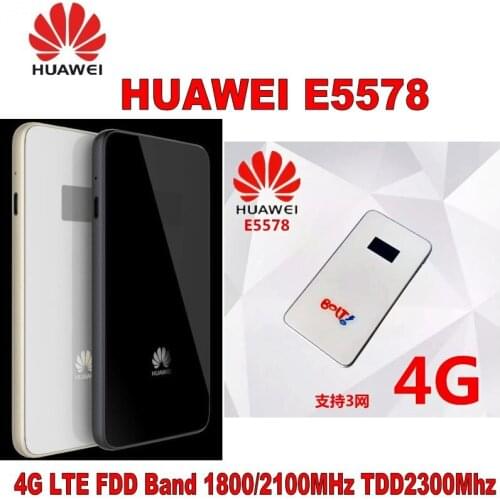 Unlocked huawei E5578 FDD1800/2100Mhz TDD2300Mhz 4G router wifi PK huawei e5878