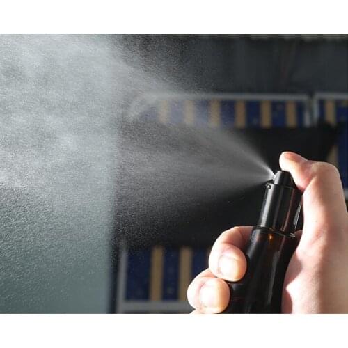 Glass amber spray bottle Beauty Empty Amber Glass Bottles Essential Oil Mist Spray Container Case Refillable Travel Bottle