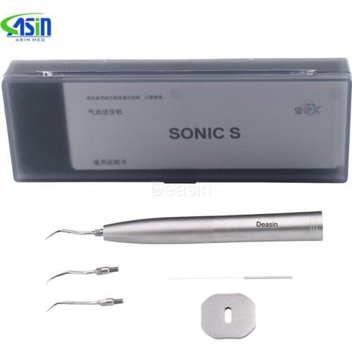 Dental Air Scaler Handpiece for kavo coupler Ultrasonic Surgical Instruments Metal Tooth Stains with Remover Cleaning 3 Tips