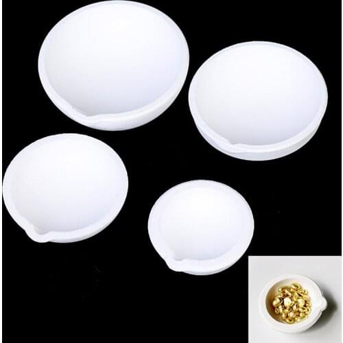 High Temperature Quartz Silica Melting Crucible for Gold Silver Jewelry Tool