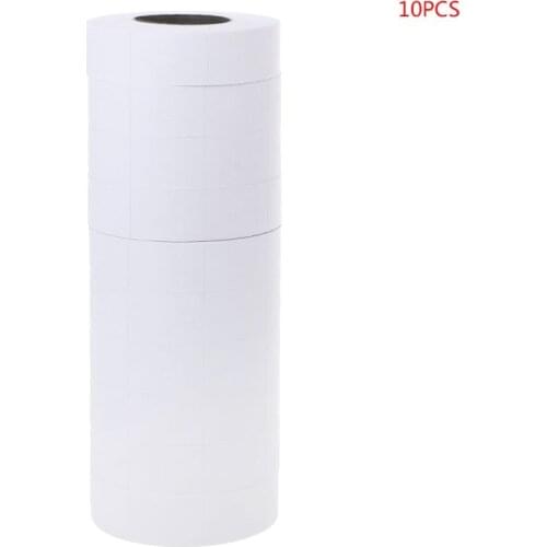 10 Rolls Price Label Paper Refill Tag Mark Sticker Double Row For MX-6600 Labeller
