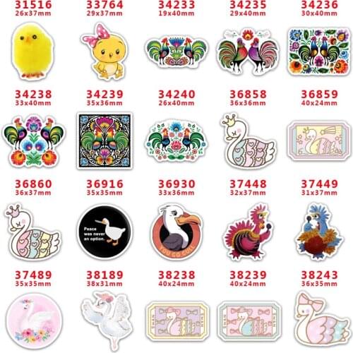 10 Pcs Cartoon Planar Resin Cabochons PR31516