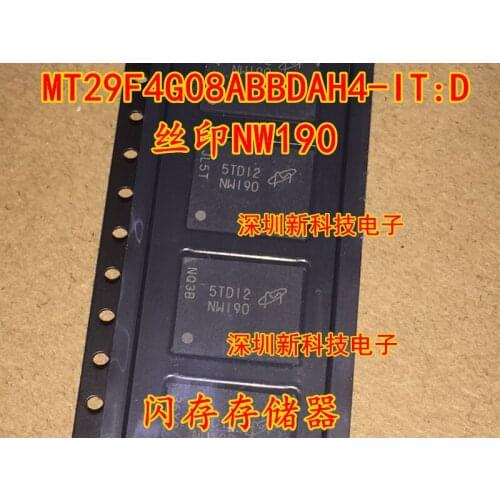 100% New In stock MT29F4G08ABBDAH4-IT:D NW190 BGA Flash memory