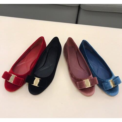 2021 Luxury Designer shoes Womens Flats Velvet Shoes Genuine Leather Sheepkin Comfortable Soft High Heels 1CM db045