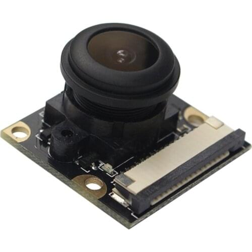 5MP 130 Degree Fisheye Lens 1080P Wide Angle Night Focal Adjust Camera for Raspberry Pi 4/Pi 4B/3B+/3B 96BA