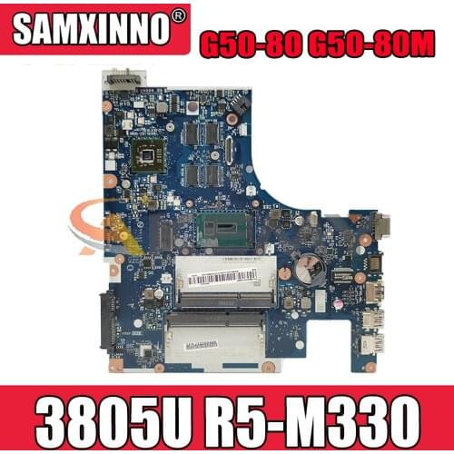 Akemy ACLU3/ACLU4 NM-A361 Motherboard For Lenovo G50-80 G50-80M Laptop Motherboard CPU 3805U R5 M330 DDR3 100% Test