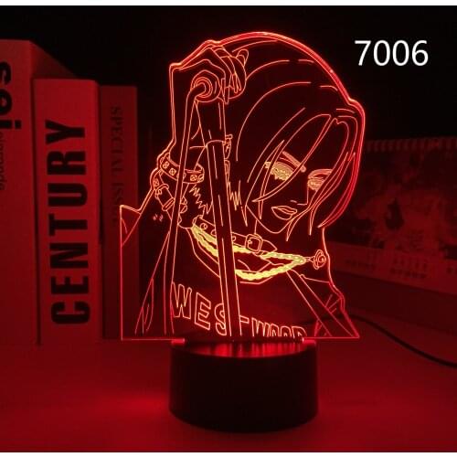 NANA Anime Figure Oosaki Nana Manga 3D Lamp Cool Girl LED Neon Battery RGB Neon Touch USB Night Light Room Desk Decoration