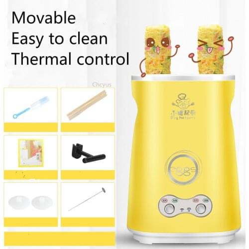 Household double tube egg cup egg roll machine omelette machine egg cooker automatic egg sausage machine breakfast machine