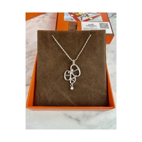 Chain and chain buckle long fashion necklace