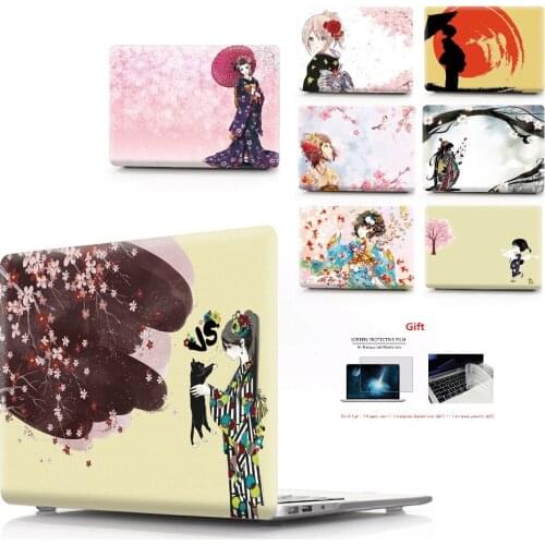 New Color printing kimono Laptop Case For MacBook Air Retina Pro 11 12 13 15 For MacBook New Pro 13 15 New Air13 with Touch Bar