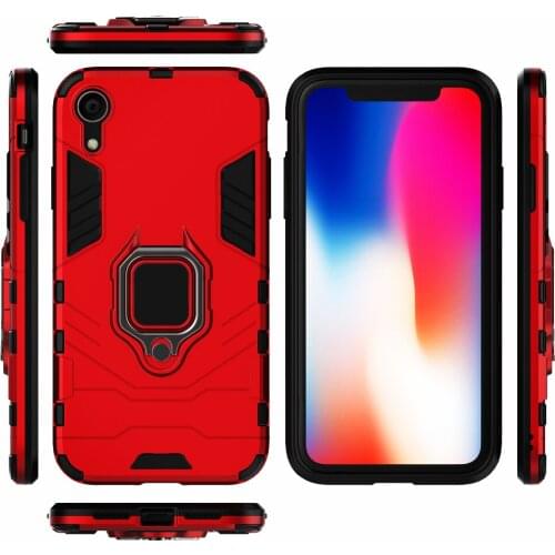 Phone Holder Finger Ring Case For iPhone XR Magnetic Armor Shockproof Cover on the For iPhone XR X XS MAX iPhoneXR iPhoneX Coque