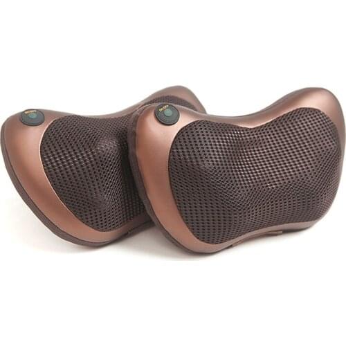 Electric back neck shoulder massage pillow Car Airplane Office Rest Memory Foam Neck Massage Pillow