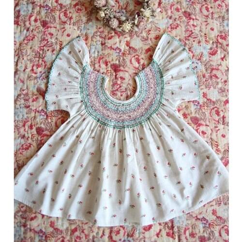 Bohemian style exquisite embroidered girls' tops Heavy industry makes high-quality and comfortable summer tops