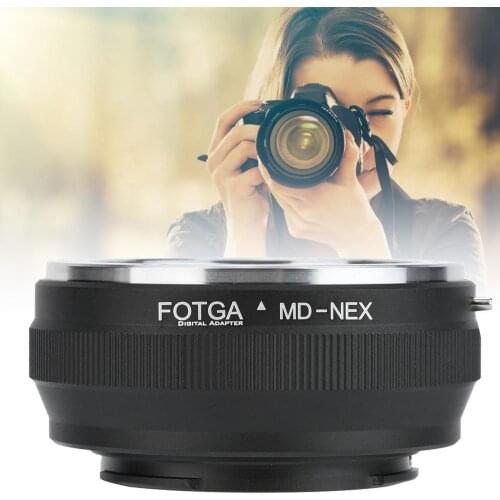 FOTGA MD-NEX Lens Adapter Ring for Minolta MD Lens to Fit for Sony NEX Mirrorless Camera for Sony NEX-5C NEX-C3 NEX-5N NEX-7