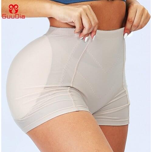 GUUDIA Women Hip Enhancer Panties Boy Shorts Padded Body Shaper Butt Lifter Shapewear Underwear Pads Tummy Control Seamless Push