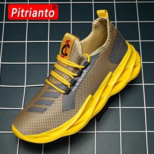 Mens Sneakers Casual Mesh Breathable Male Sneakers Height Increase Shoes Fashion Men Shoes Size 39-46 Masculino Adulto