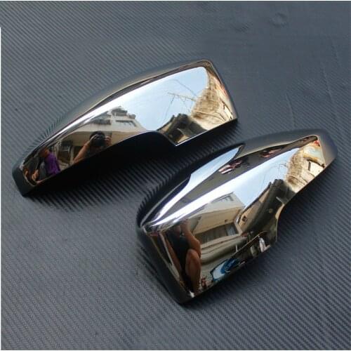 2PCS ABS Chrome Rearview mirror cover for 2013 2015 FORD KUGA,plating electroplate mirror decorative protect strip cover sticker