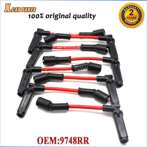 NEW 9748RR Spark Plug Wire Kit For Chevrolet Corvette SSR GTO Silverado Tahoe Cadillac Escalade GMC Hummer V8 9351593