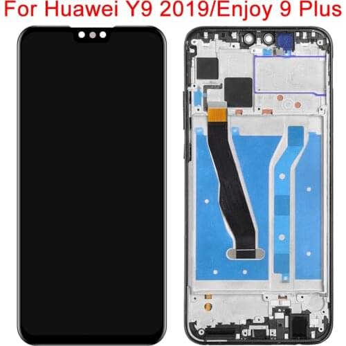 Original LCD For Huawei Y9 2019 Display With Frame 6.5" Enjoy 9 Plus JKM-LX1 JKM-LX2 LCD Touch Screen Digitizer Panel Assembly