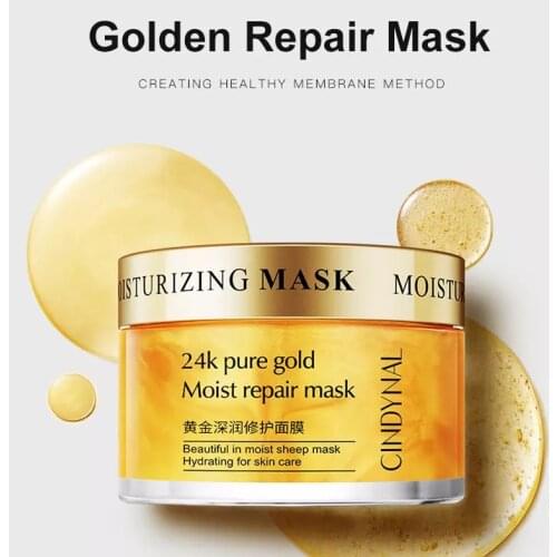 24K Gold Hyaluronic Acid Serum Aloe Extract Face Cream Deep Moisturizing Sleeping Mask Anti Wrinkle Anti Aging Essence Skin Care