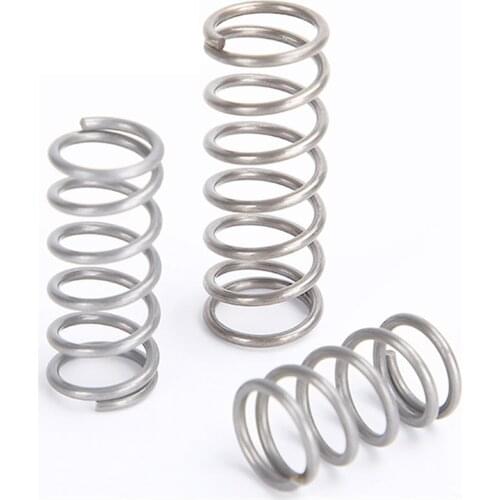 Compressed Spring, Y-type, Stainless Steel Pressure Spring, Stainless Steel Compression Spring Wire Diameter 0.5mm, 10PCS