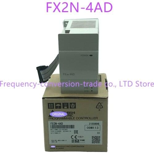 Brand New Original FX2N-48MT-D FX2N-4AD Unit DC 24V 24 Programmable Logic Controller