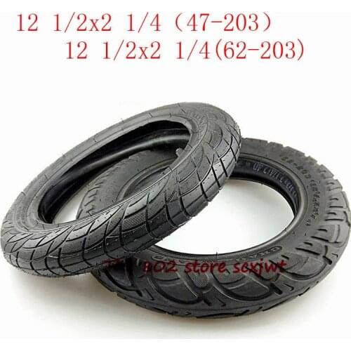 Size 12 inch 12 1/2x2 1/4 47/57/60-203 bike folding electricscooter wheel tire tyre inner tube fits Many gas scooter E-bike
