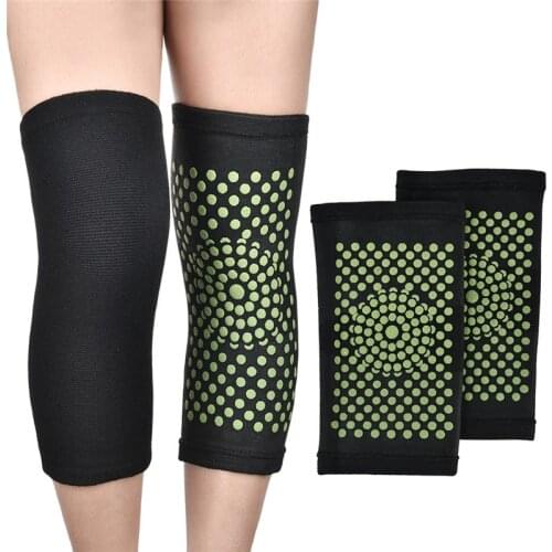 1 Pair Self Heating Knee Pads Magnetic Therapy Kneepad Pain Relief Arthritis Brace Support Patella Knee Sleeves Pads