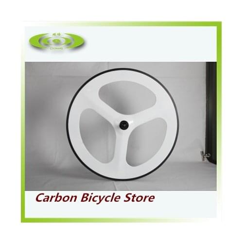 Hot sale clincher carbon tri spoke wheels in promotion