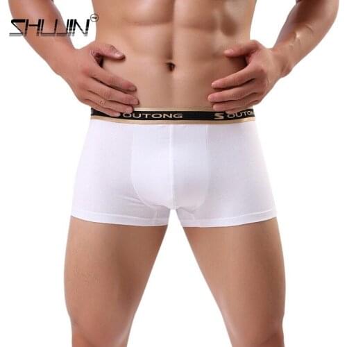 2021 Men Underwear Boxers Cotton Soft Underpants Breathable Boxer Sexy Men Boxer shorts Underwear Flexible Briefs