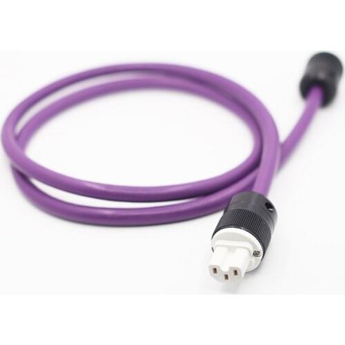 HI-End OFC Power Cable ,Gold Plated US Plug AC Power Cable Cord Wire, US AC Audiophile Power cord