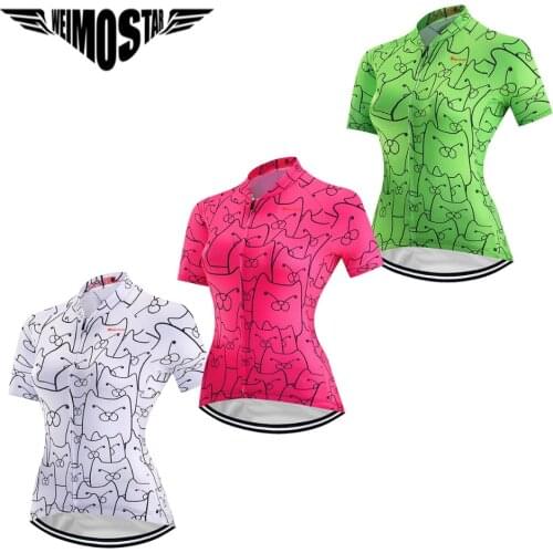 Weimostar Womens Cycling Jersey Clothing Summer Short Sleeve mtb Team Clothes Bicycle Ropa Ciclismo cycle Bike Jersey shirts