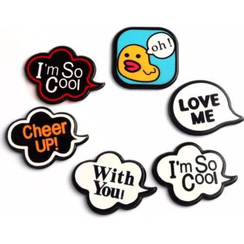 20Pcs Acrylic Letter Decoration Crafts Kawaii Cute Flatback Cabochon Embellishments For Scrapbooking DIY Accessories