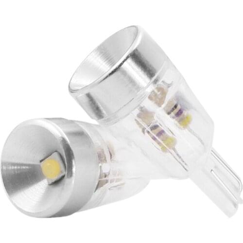 2x High Power T10 W5W 15W 194 168 CANBUS NO ERROR LED DRL Backup Reverse Dome Door Wedge Side Indicator Lights