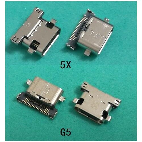 50Pcs For LG G5 H868 H798 For nexus 5X H790 H791 H798 micro usb charge charging connector plug dock socket port