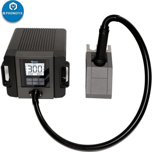 QUICK TR1300A Hot Air Station 1300W Intelligent Soldering Station for Mobile Phone Motherboard Repair Digital Welding Station