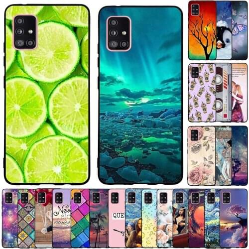 FOR Funda Samsung A51 5G Case Soft Silicone Cover sFOR Samsung Galaxy A51 5G 2020 A516 516B SM-516B Cute Phone Cases Couqe Etui