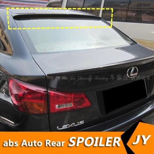 For Lexus IS250 IS300 ROOF Spoiler 2006-2011 IS350 ROOF spoiler ABS Material Car Rear Wing Primer Color Rear Spoiler