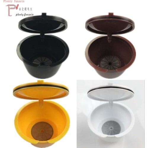 3pcs/pack use 150times Dolce cafe Gusto Coffee Capsule Plastic Refillable Reusable Compatible with coffees refill fill
