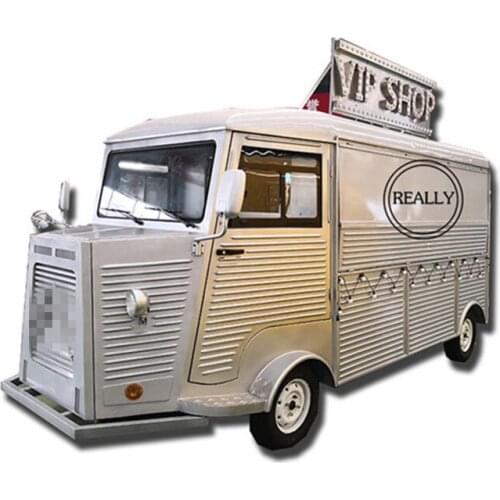 New street food vending cart electric vintage food truck mobile food trailer sale for Europe market