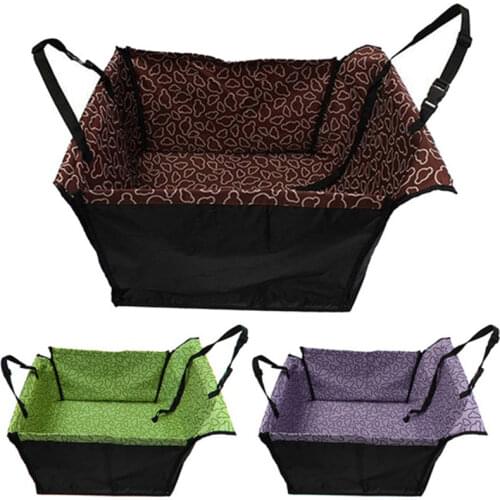 Pet Carriers Dog Car Seat Cover Carrying for Dogs Cats Mat Blanket Rear Back Hammock Protector transportin Folding Blanket