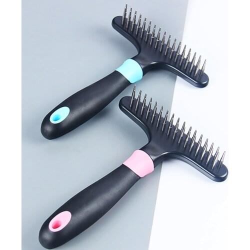 Pet Furmins Hair Removal Comb Dog Short Medium Hair Brush Handle Beauty Brush Accessories Comb for Cats Grooming Tool