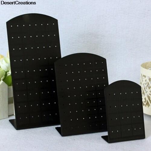 3 Size Fashion Earrings Ear Studs Jewelry Show Plastic Jewelry Display Rack Metal Stand Organizer Holder Christmas